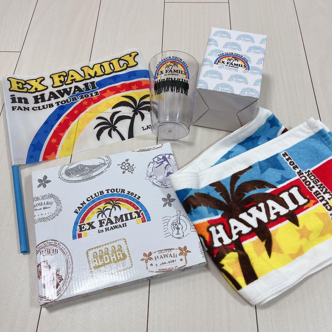 Amazon.co.jp: EXILE ファン限定 ハワイツアー グッズ タオル グラス